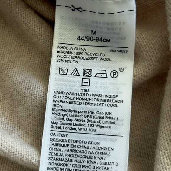 Banana Republic Italian Wool Blend Hoodie Sweater - Picture 8 of 12